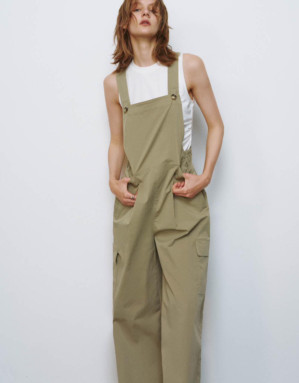 Sleeveless Loose Jumpsuit
