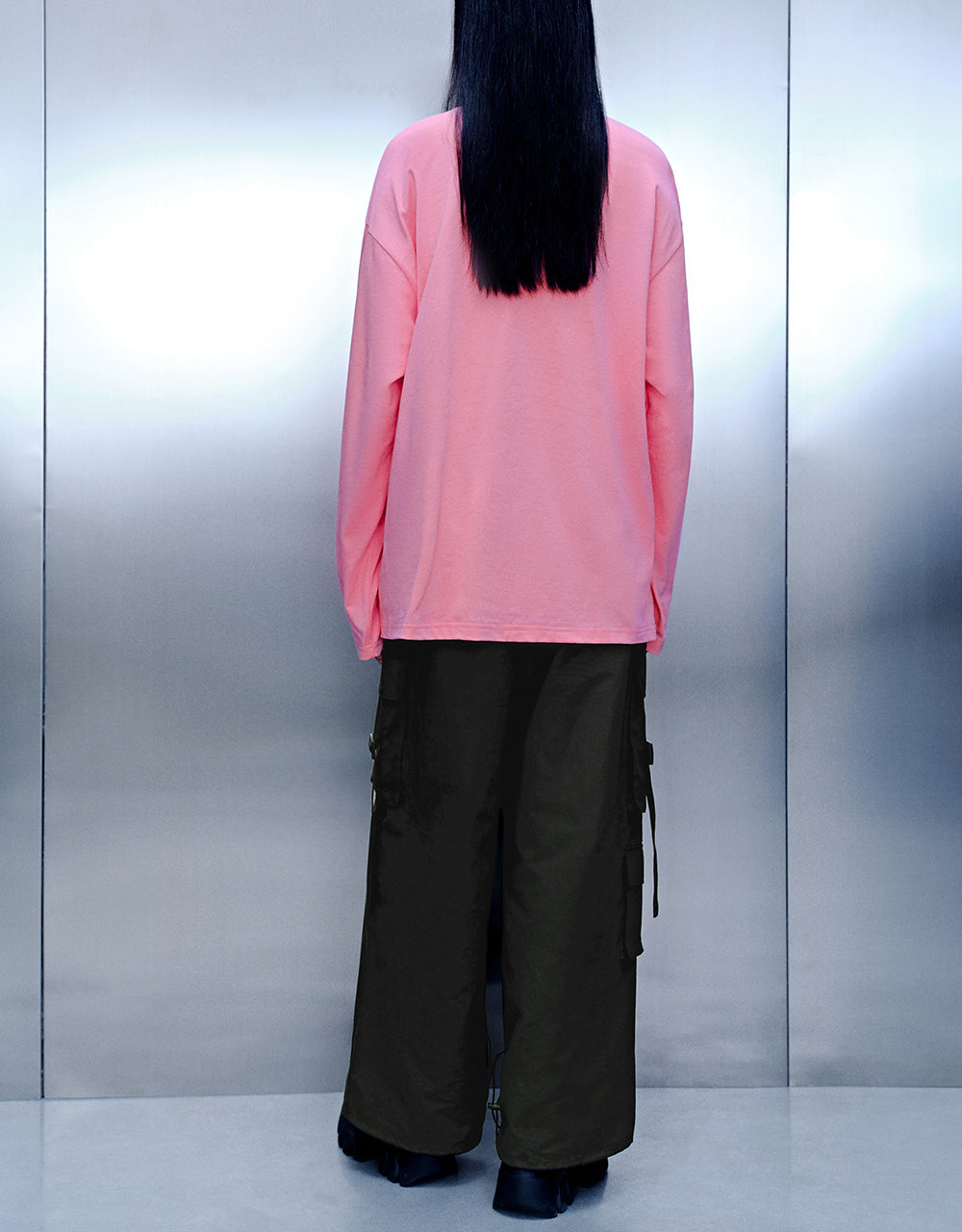 Letter Printed Crew Neck Loose T-Shirt