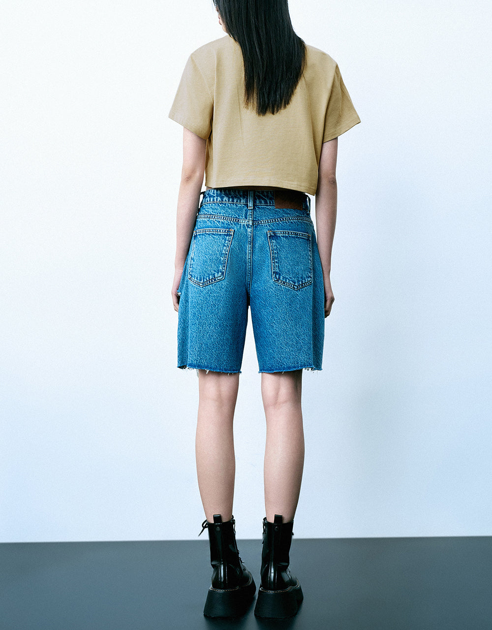 Letter Printed Crew Neck Loose T-Shirt