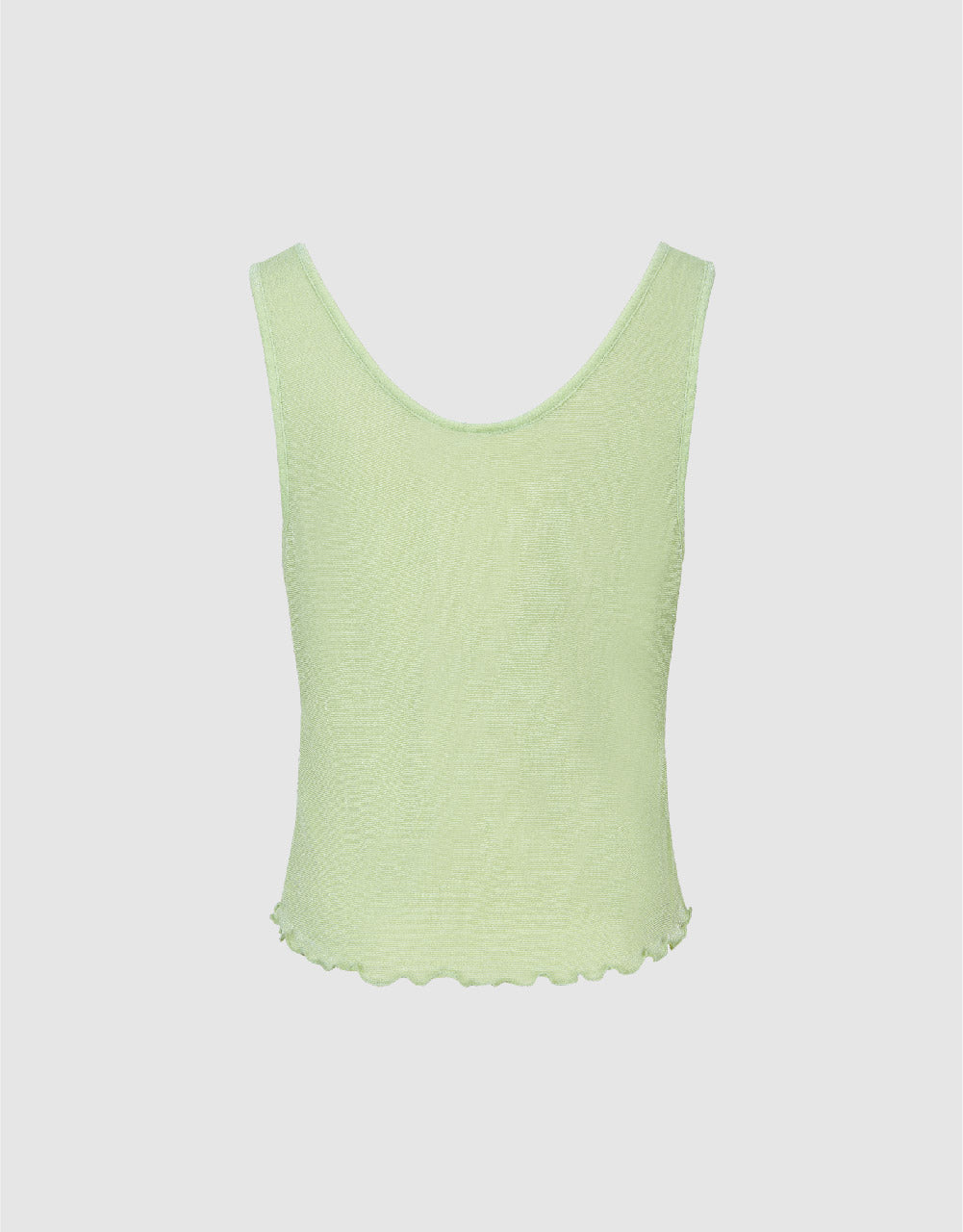 U Neck Cropped Tank Top