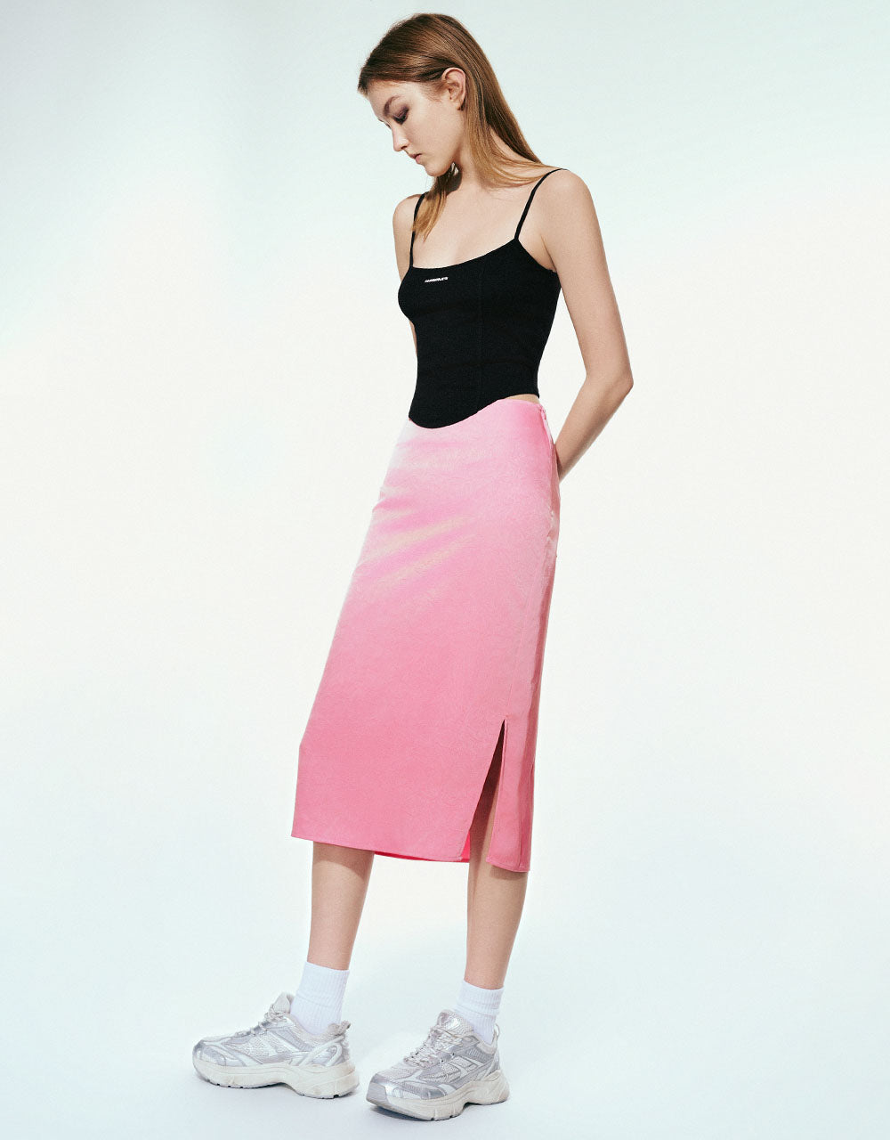 Midi Straight Skirt