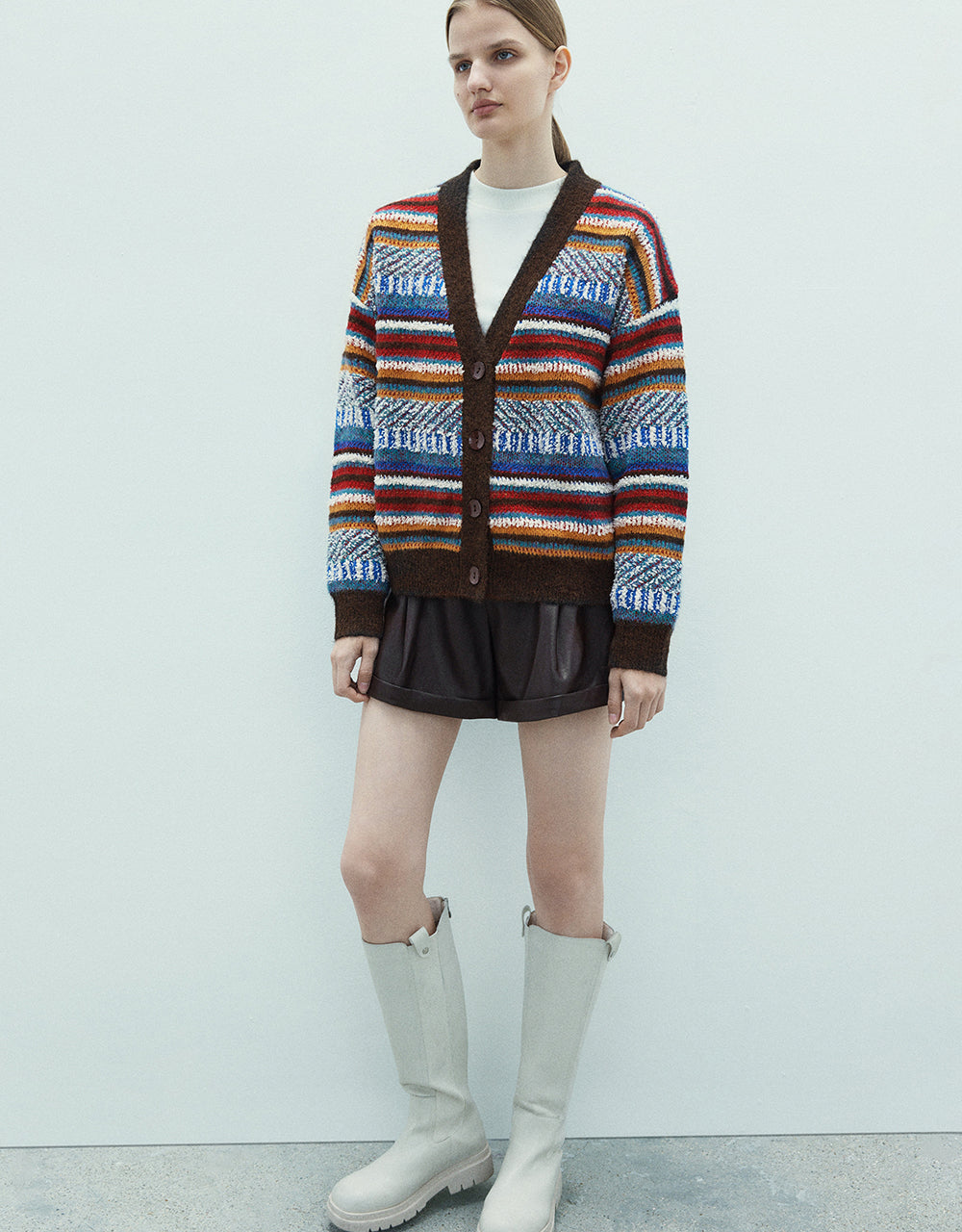 Vegan Leather Shorts