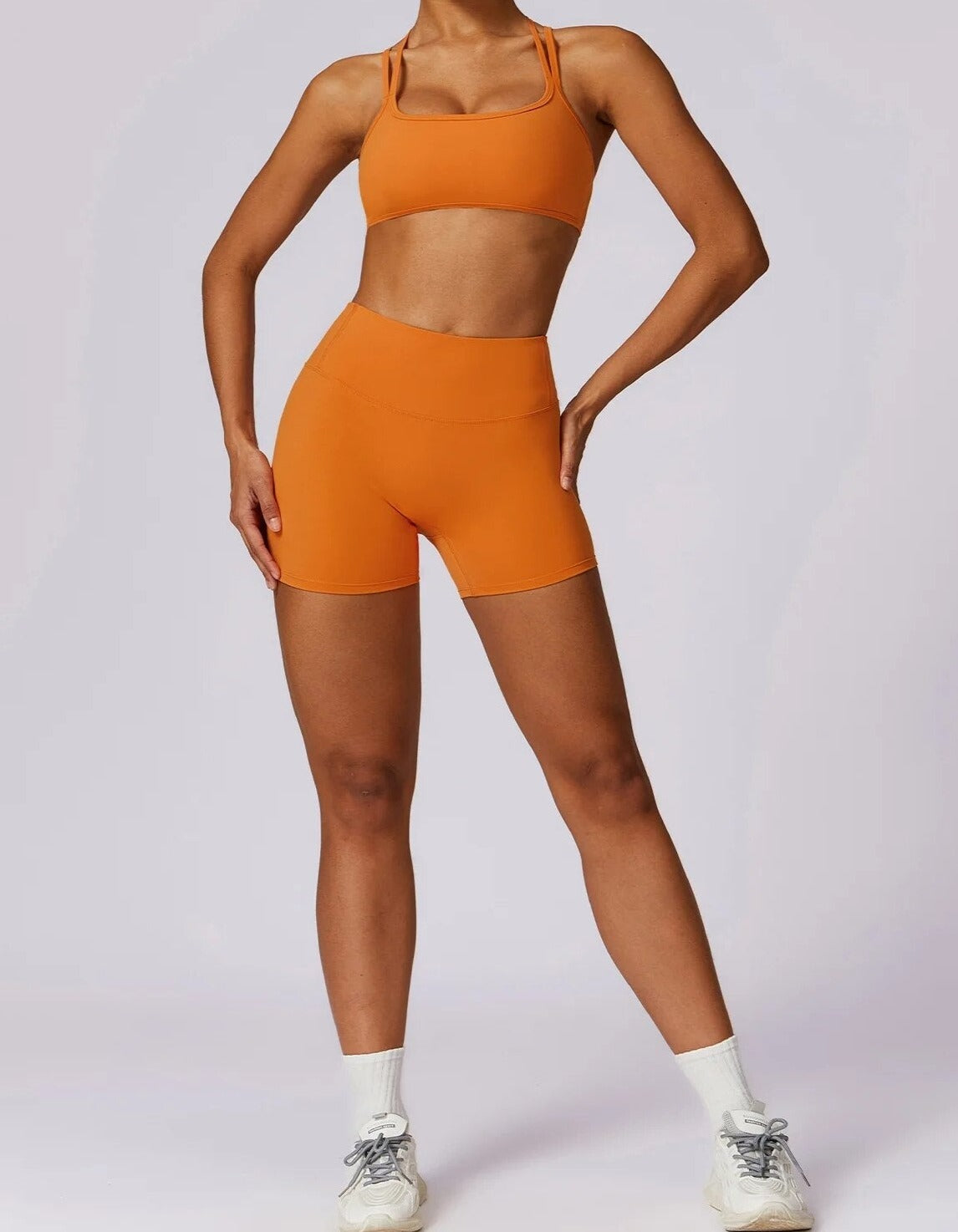 에일린 더블스트랩 탑 & 쇼츠 세트