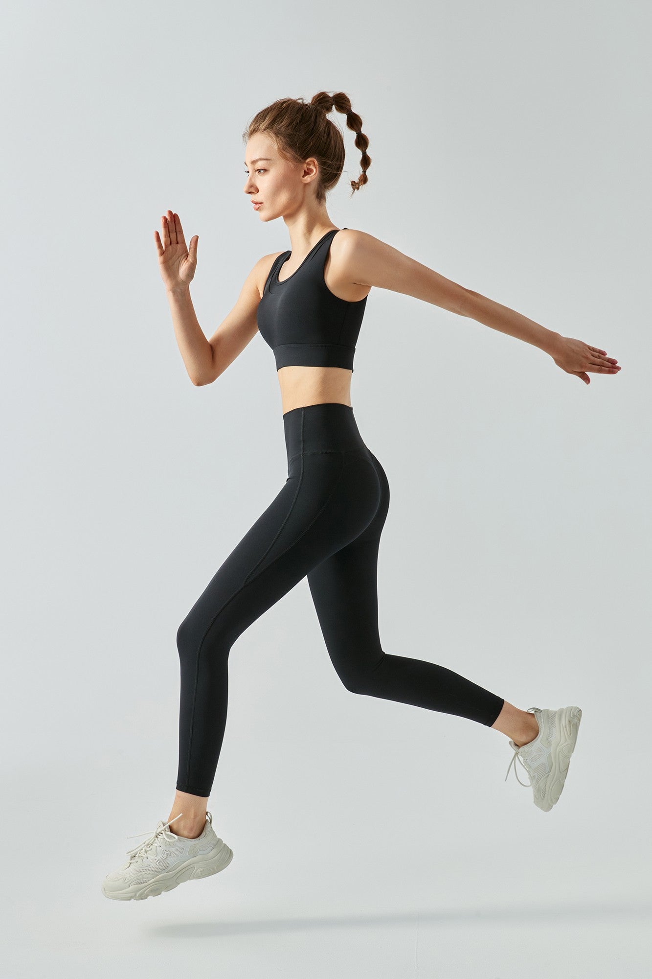 Fake Two Sports Bra & Leggings Activewear Set