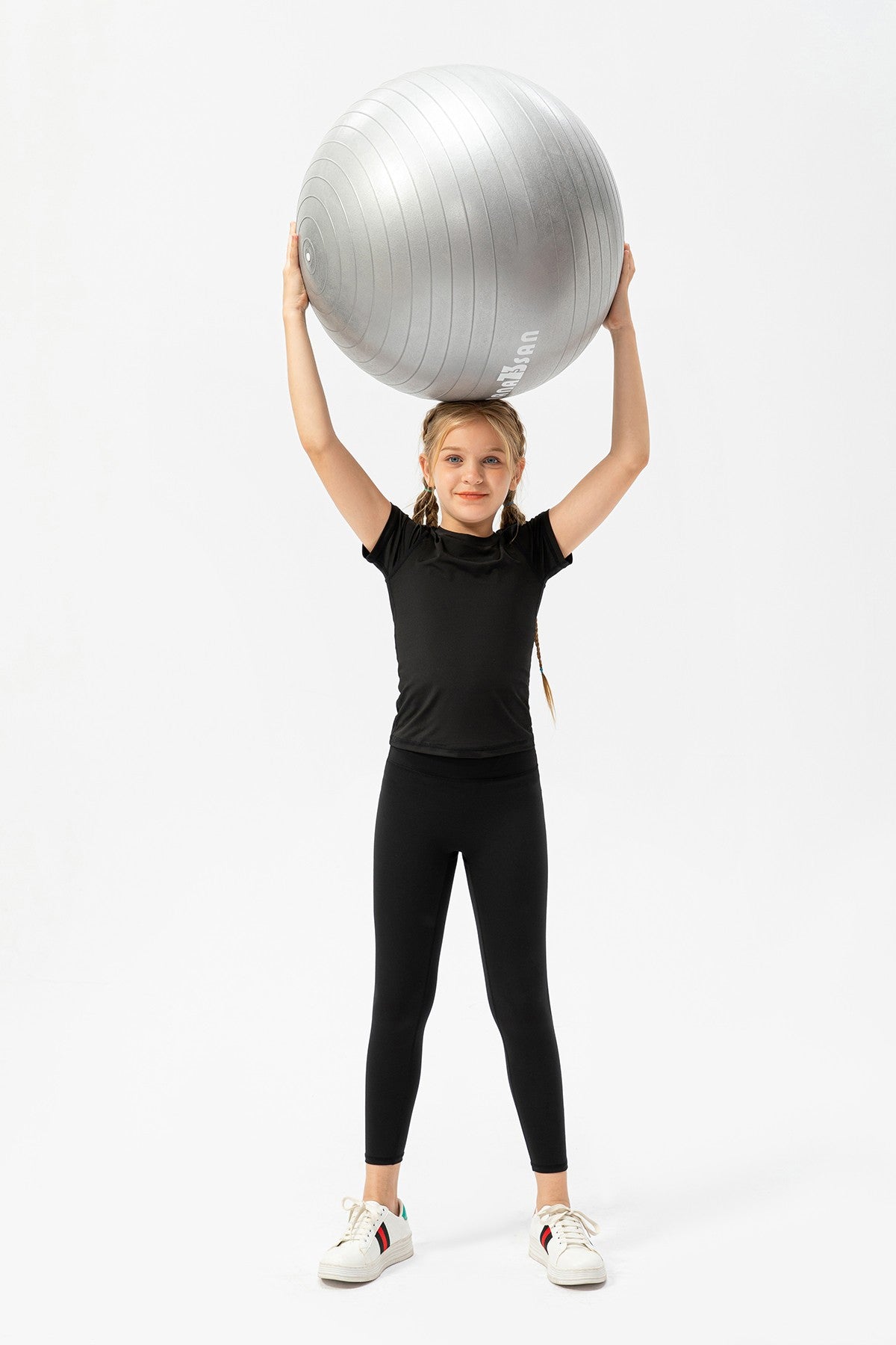 여아용 하이라이즈 요가 레깅스