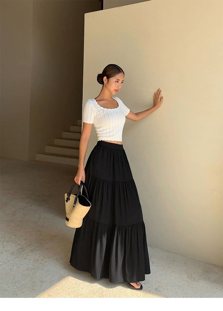 Neva Curved Pattern Ends Blouse