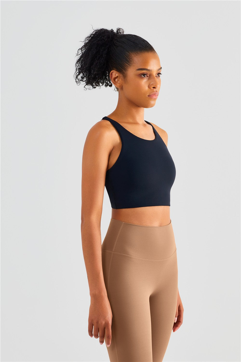 ソフトマシュマロストラップスポーツブラ