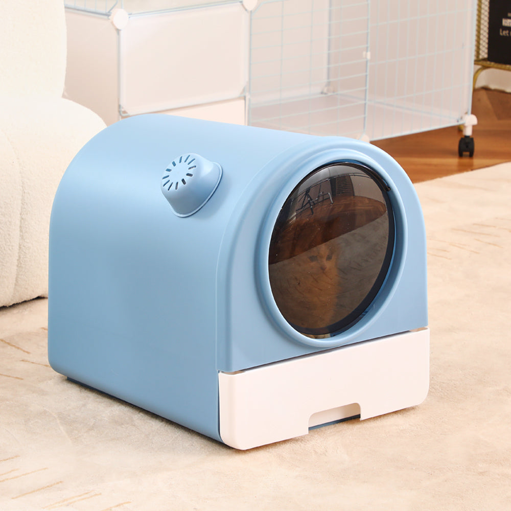 Fully Enclosed Drawer Type Large Deodorant Cat Litter Box