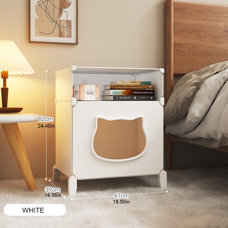 Small Simple Nightstand Style Cat House