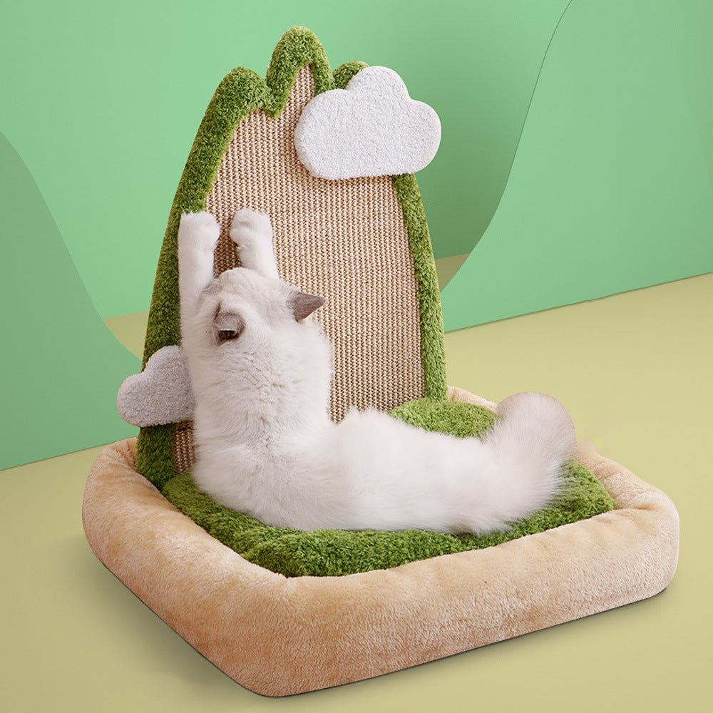 Cat Scratcher Bed Durable Cute with Cat Scratching Sisal Pads