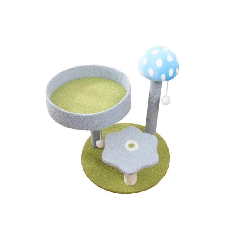 Mushroom Jumping Platform Sisal Cat Scratching Post
