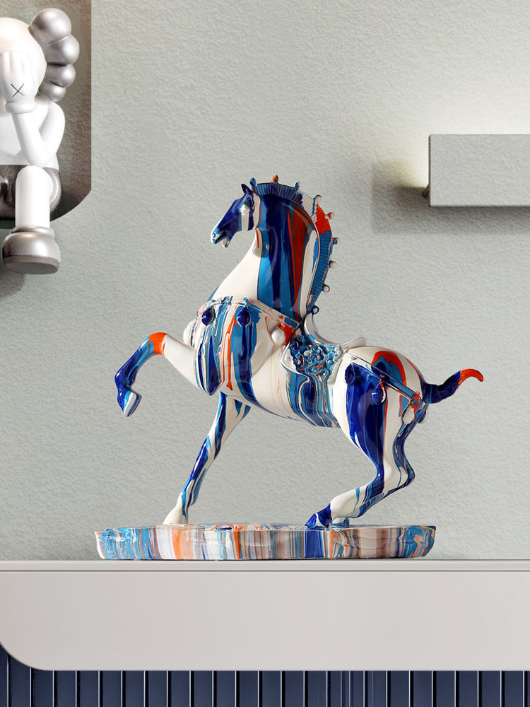 PopStride - Abstract Equine Art Sculpture