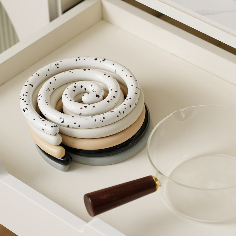 Vortex Ceramic Trivet