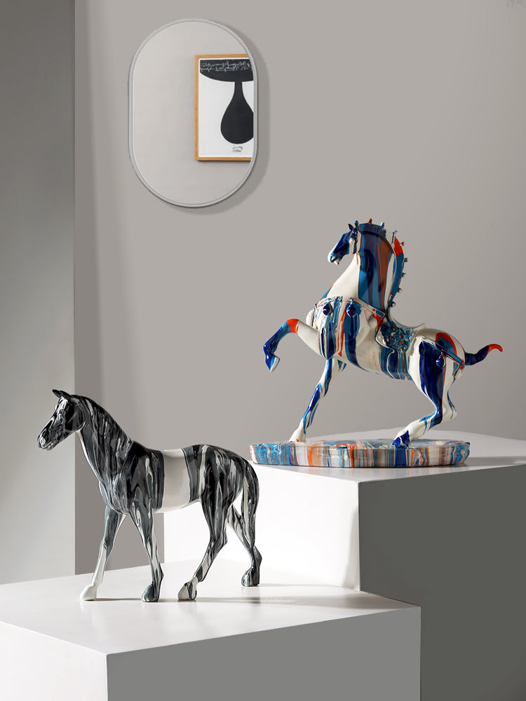 PopStride - Abstract Equine Art Sculpture