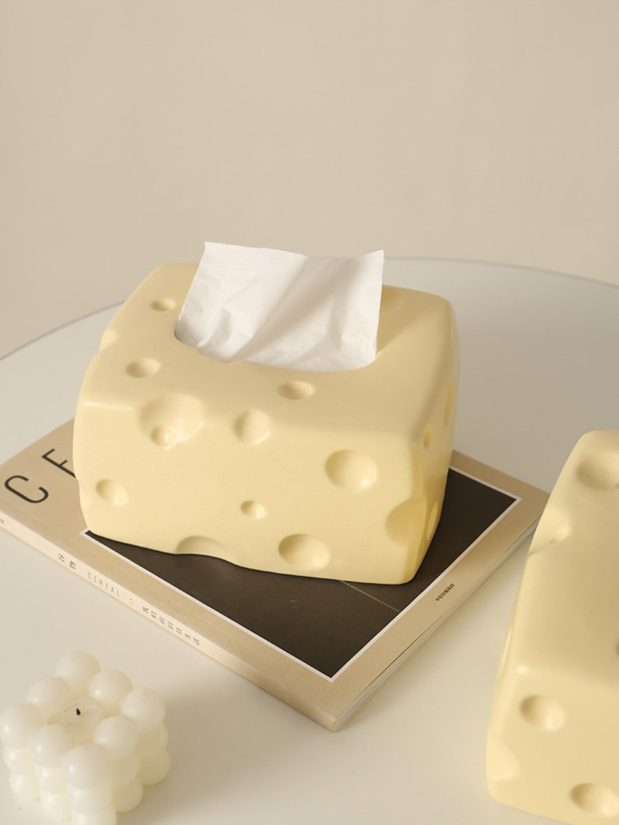 Cheesy Ceramic Tissue Box