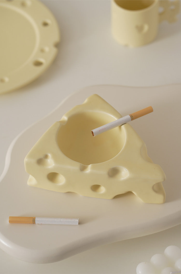 Cheesy Ceramic Ashtray