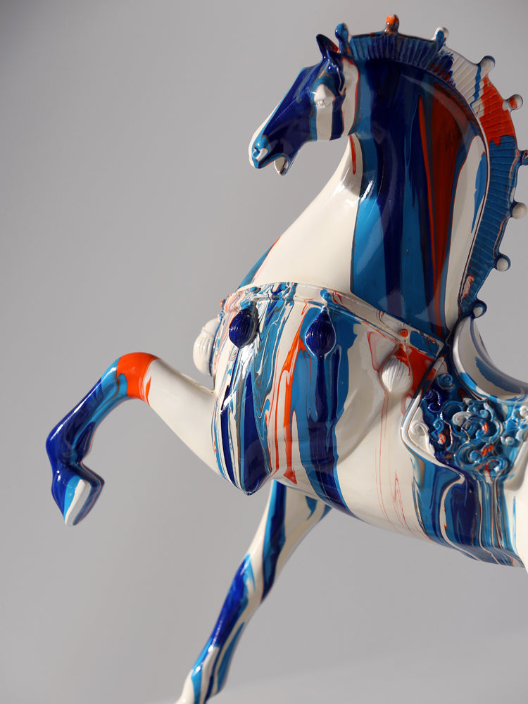 PopStride - Abstract Equine Art Sculpture