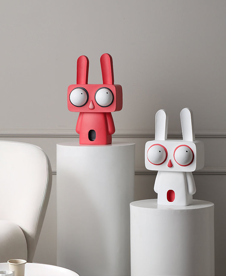 MinimalBunny - Modern Art Sculpture