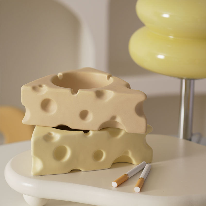 Cheesy Ceramic Ashtray