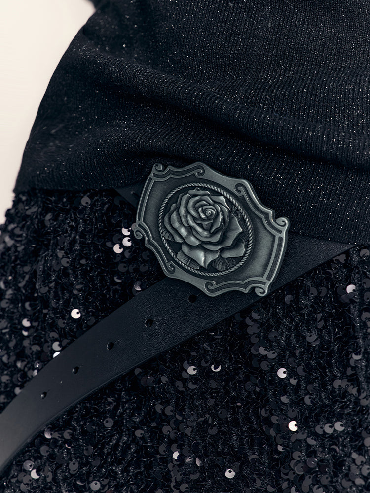 Rose Metal Vintage Simple Belt