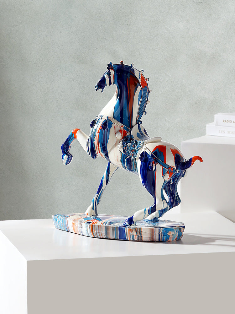 PopStride - Abstract Equine Art Sculpture