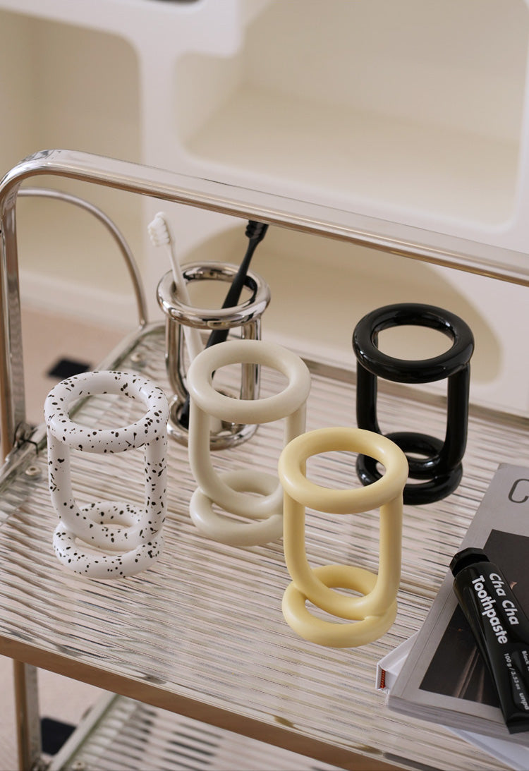 LuxeClean Toothbrush Holder