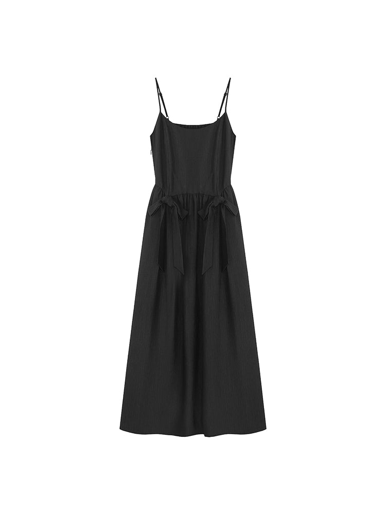 Elegant Bow Tie Strap Sundress