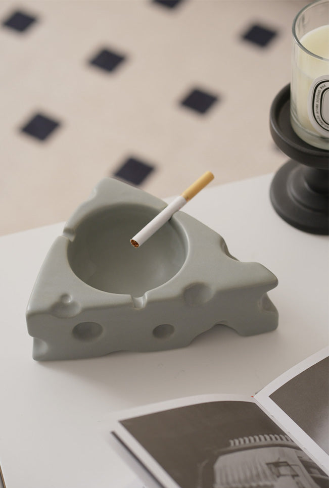 Cheesy Ceramic Ashtray