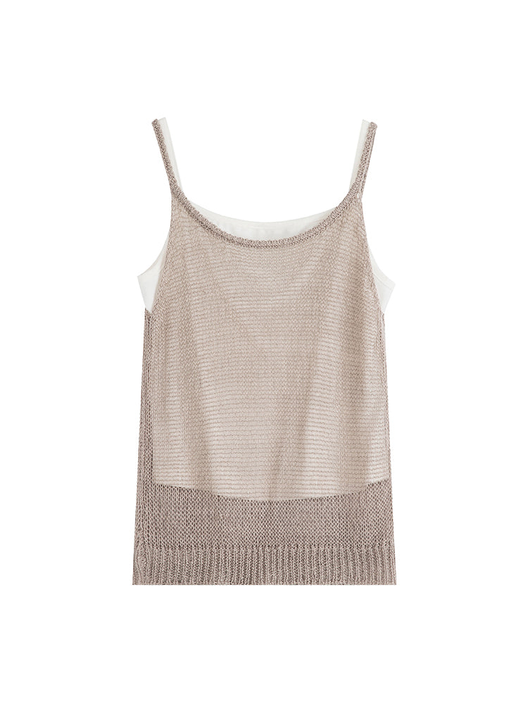 Hollow Out Two-Piece Camisole