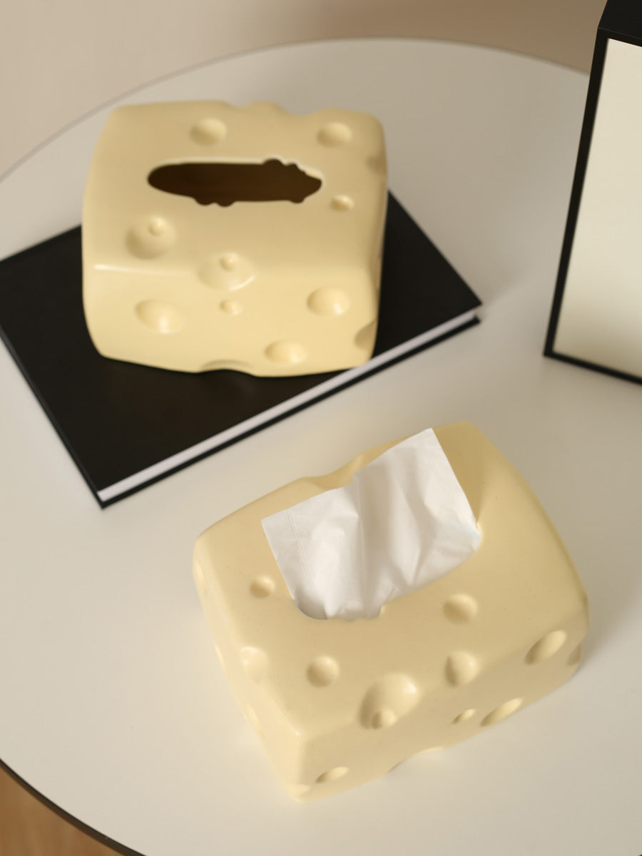 Cheesy Ceramic Tissue Box