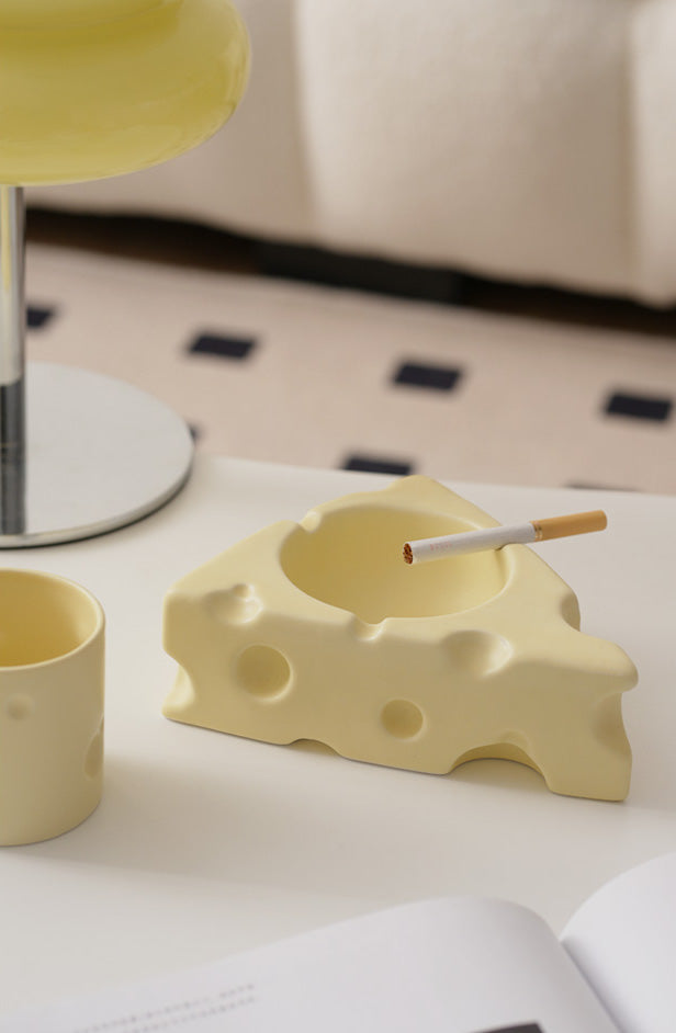 Cheesy Ceramic Ashtray