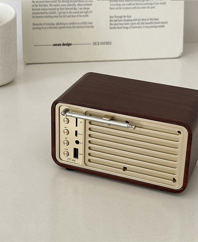 Walnut Retro Bluetooth Speaker Radio