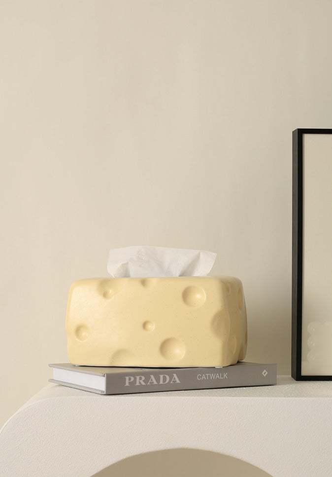 Cheesy Ceramic Tissue Box