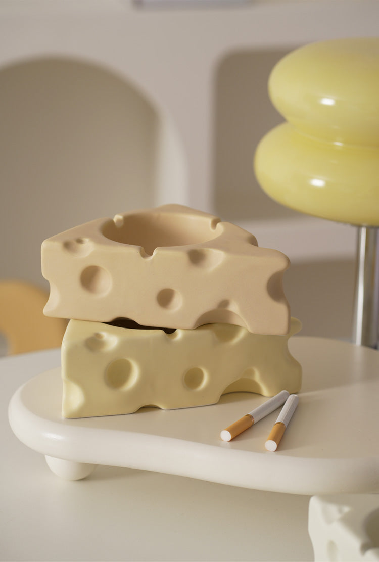 Cheesy Ceramic Ashtray