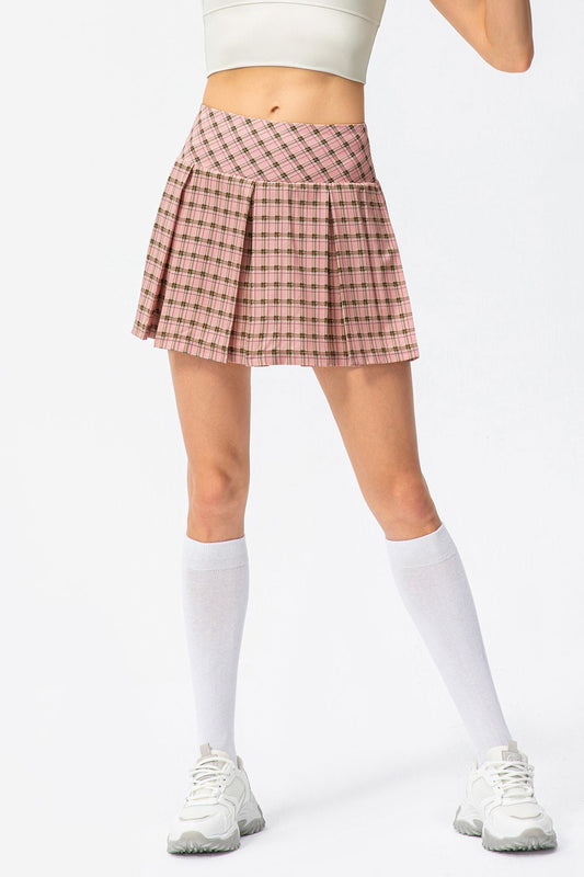 Pleated Tennis Skirts Built-in Short Liner