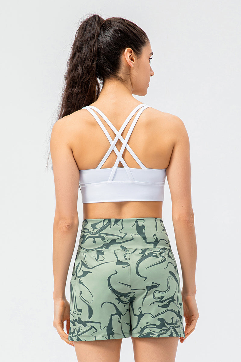 Strappy Back Sports Bra