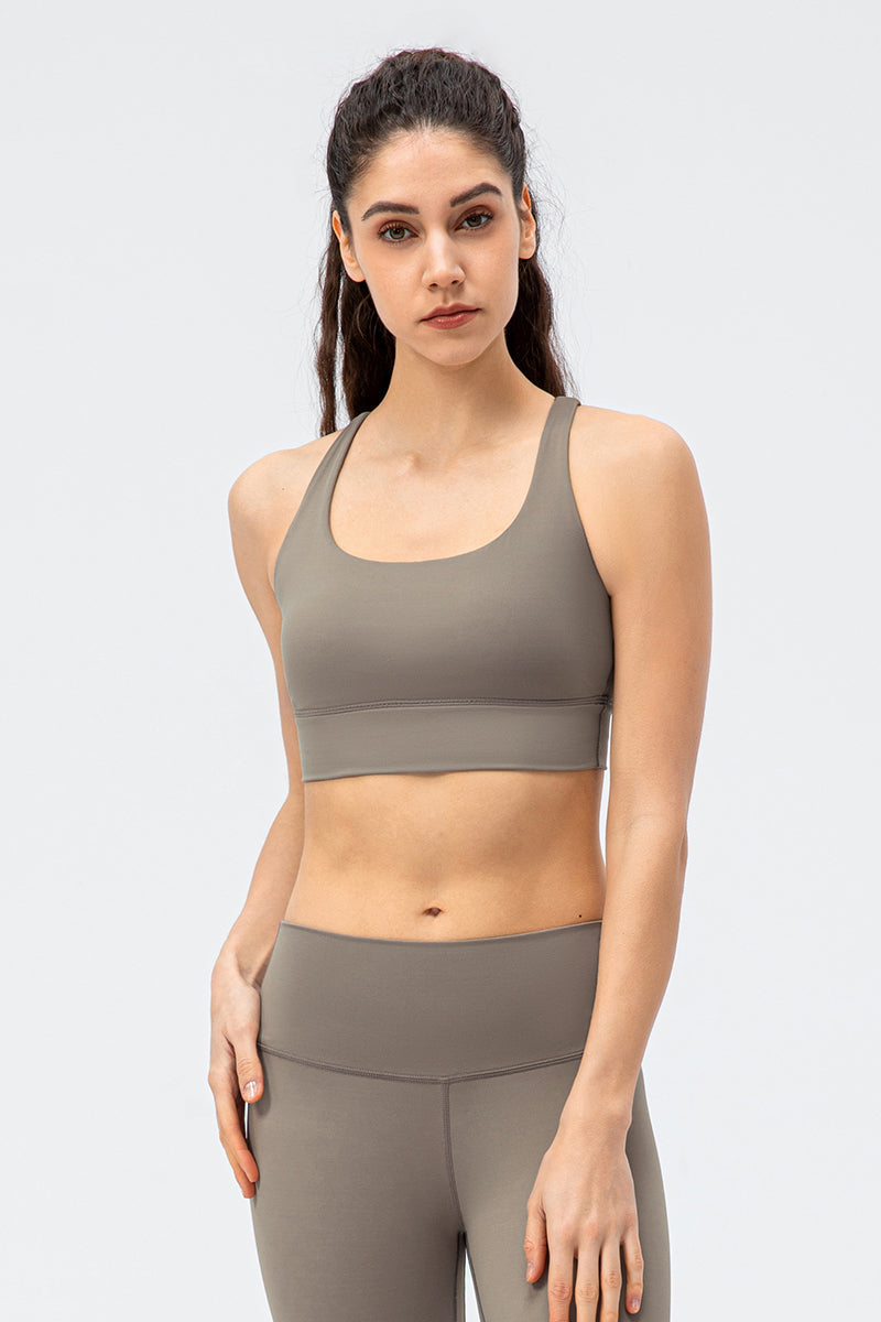 Strappy Back Sports Bra