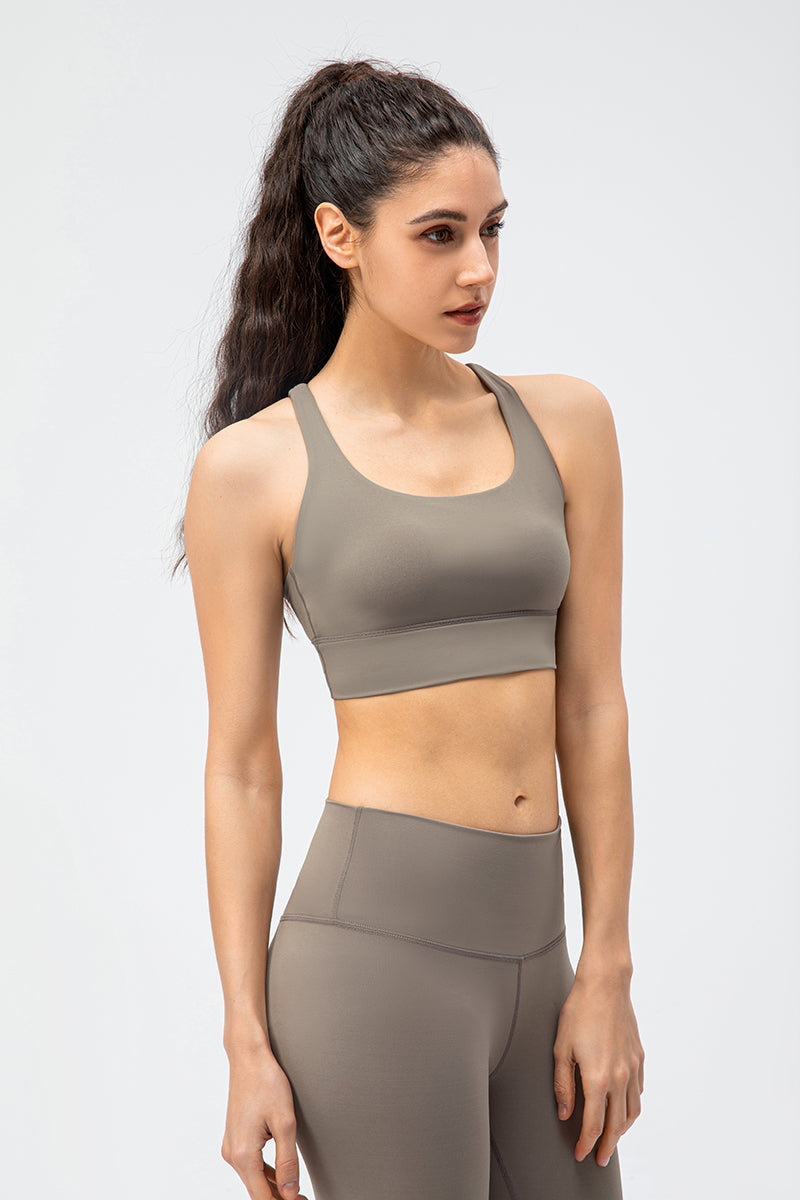 Strappy Back Sports Bra