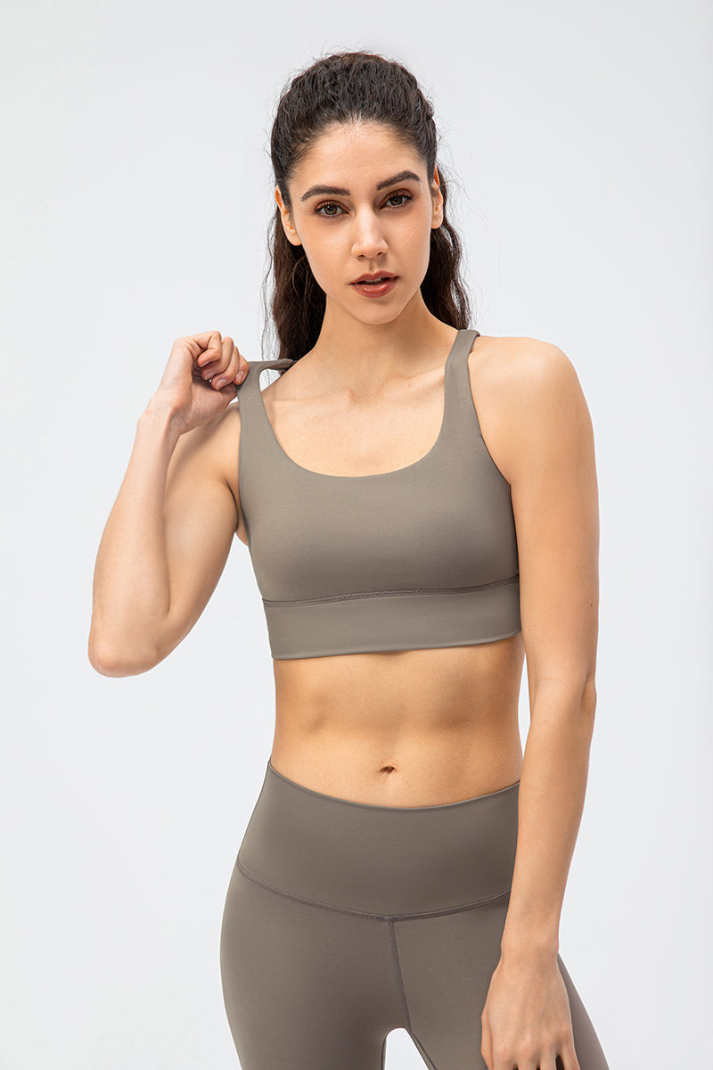 Strappy Back Sports Bra