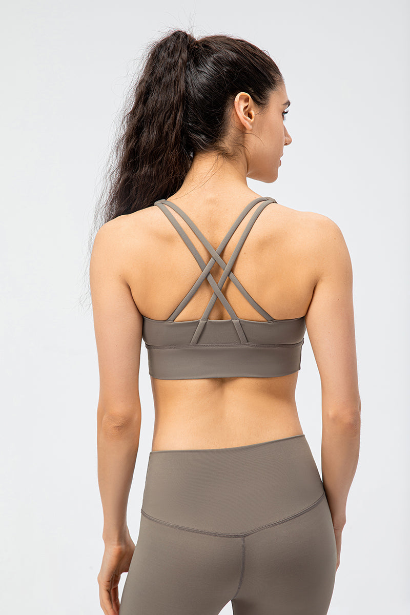 Strappy Back Sports Bra