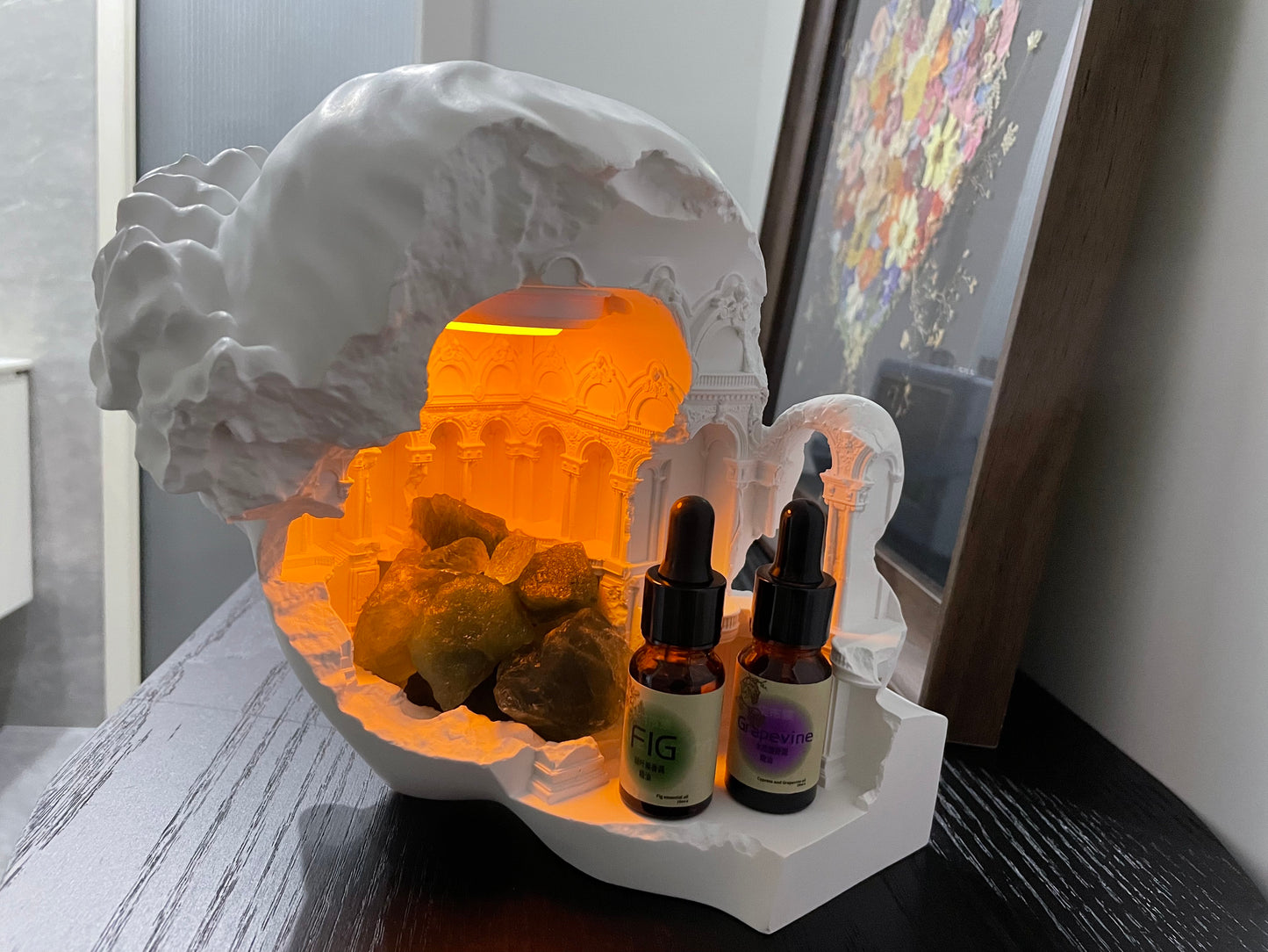 Aromatherapy Night Lamp Set with Essential Oils