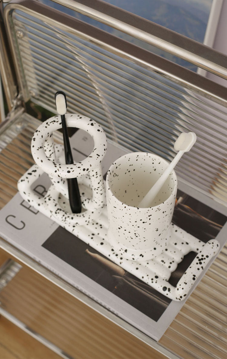 GeoCoil Ceramic Bath Tray