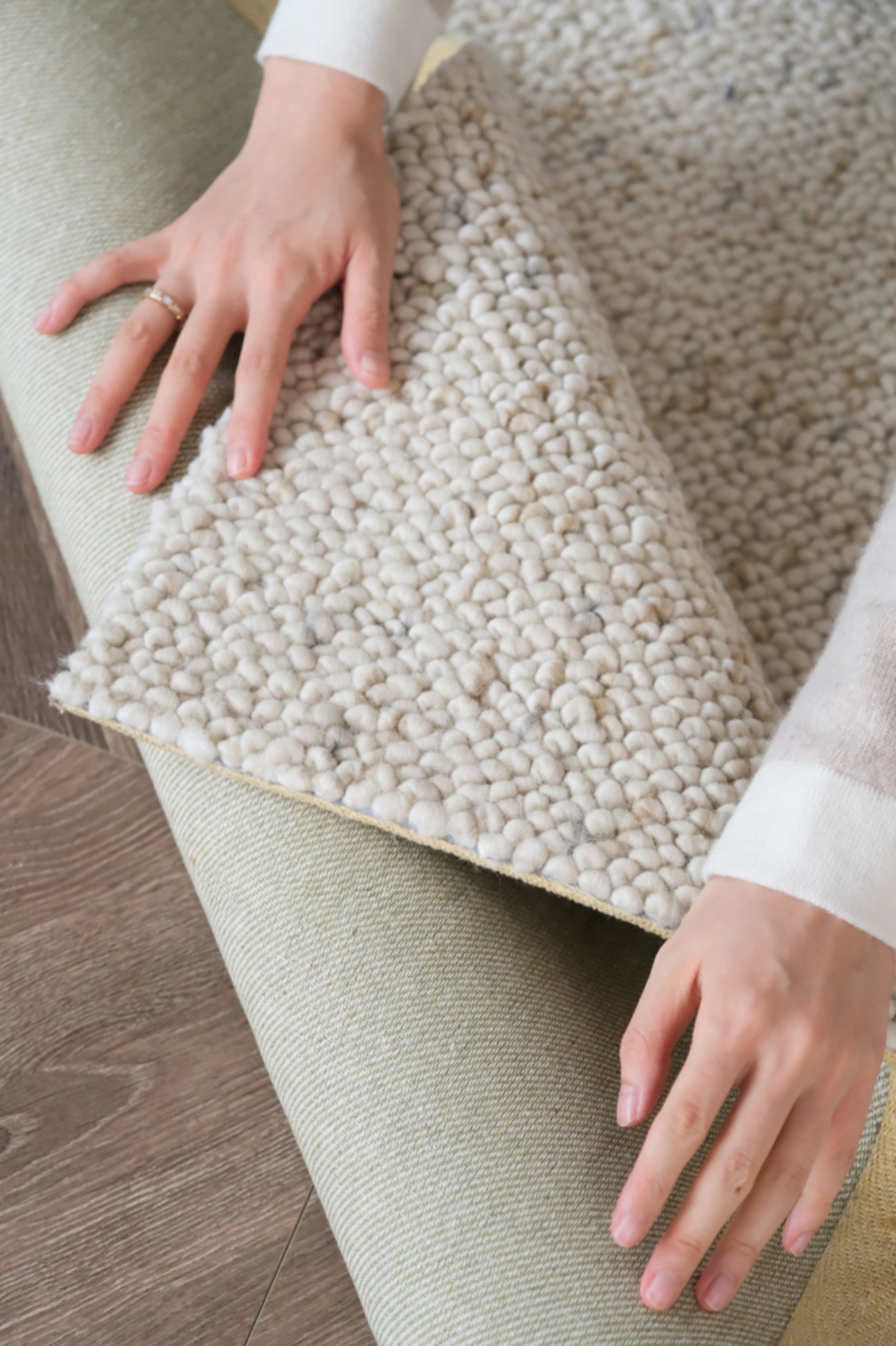 New Zealand Plush Popcorn "Wool + Cashmere" Rug