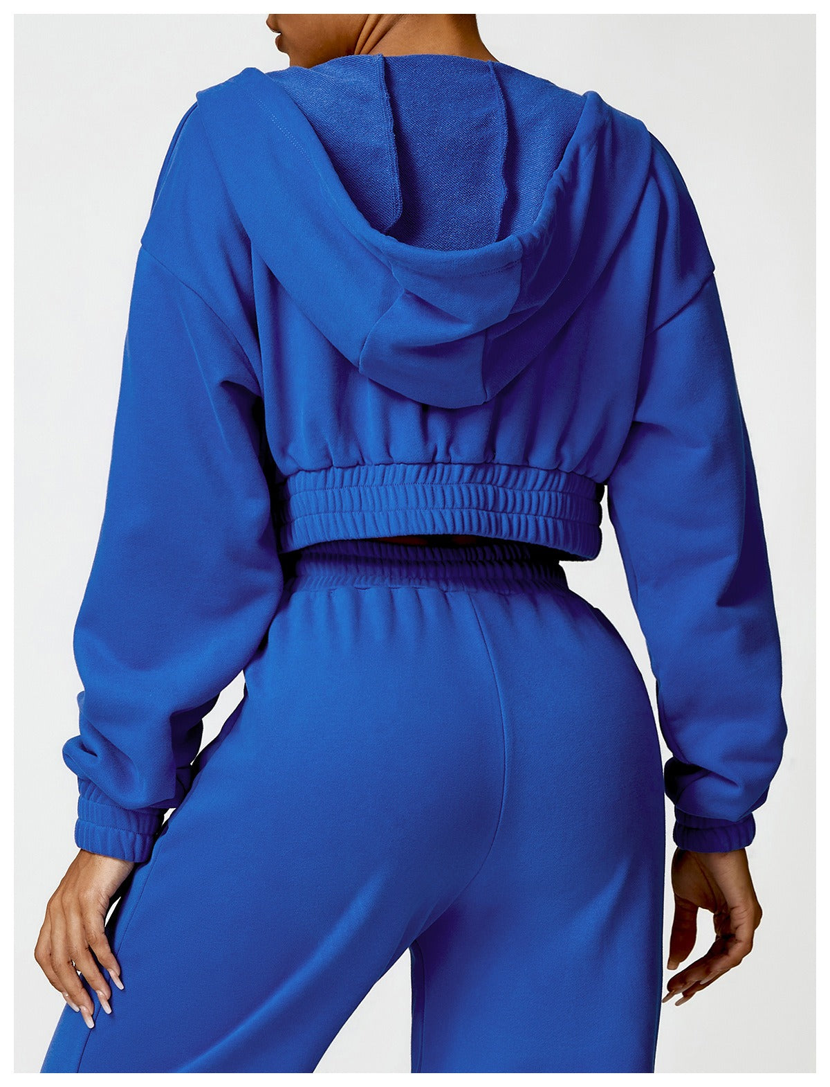 Mona Luxe 지퍼 스웨트수트 