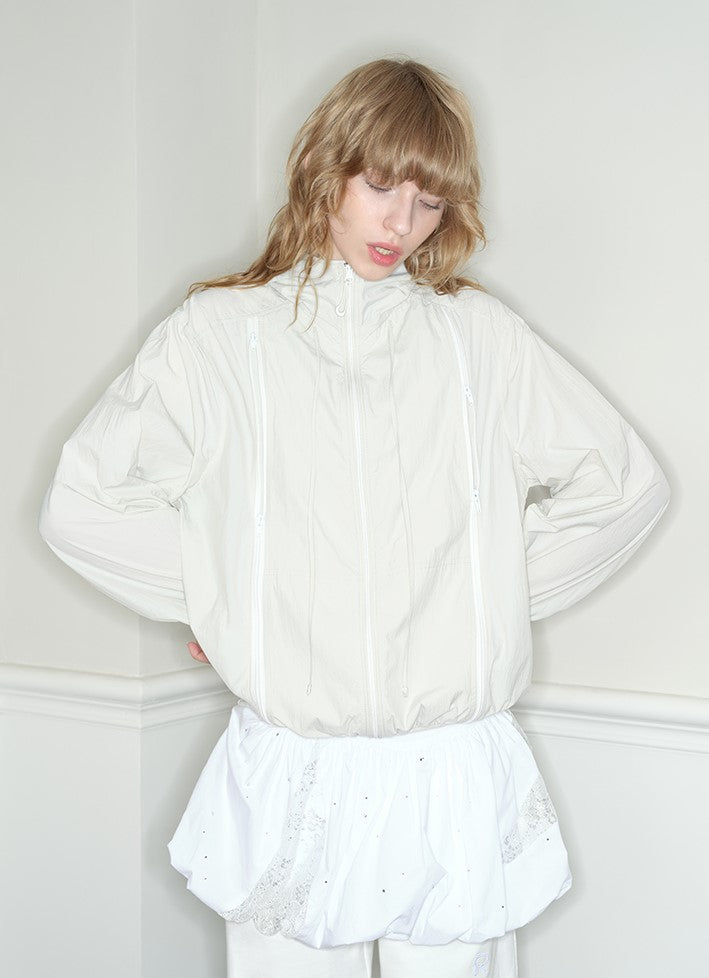 Lightweight Loose Sports Hooded Jacket RUN0034