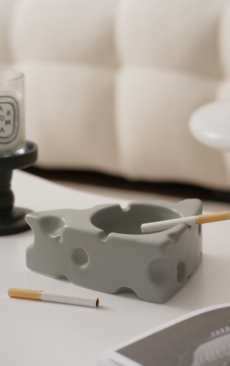 Cheesy Ceramic Ashtray