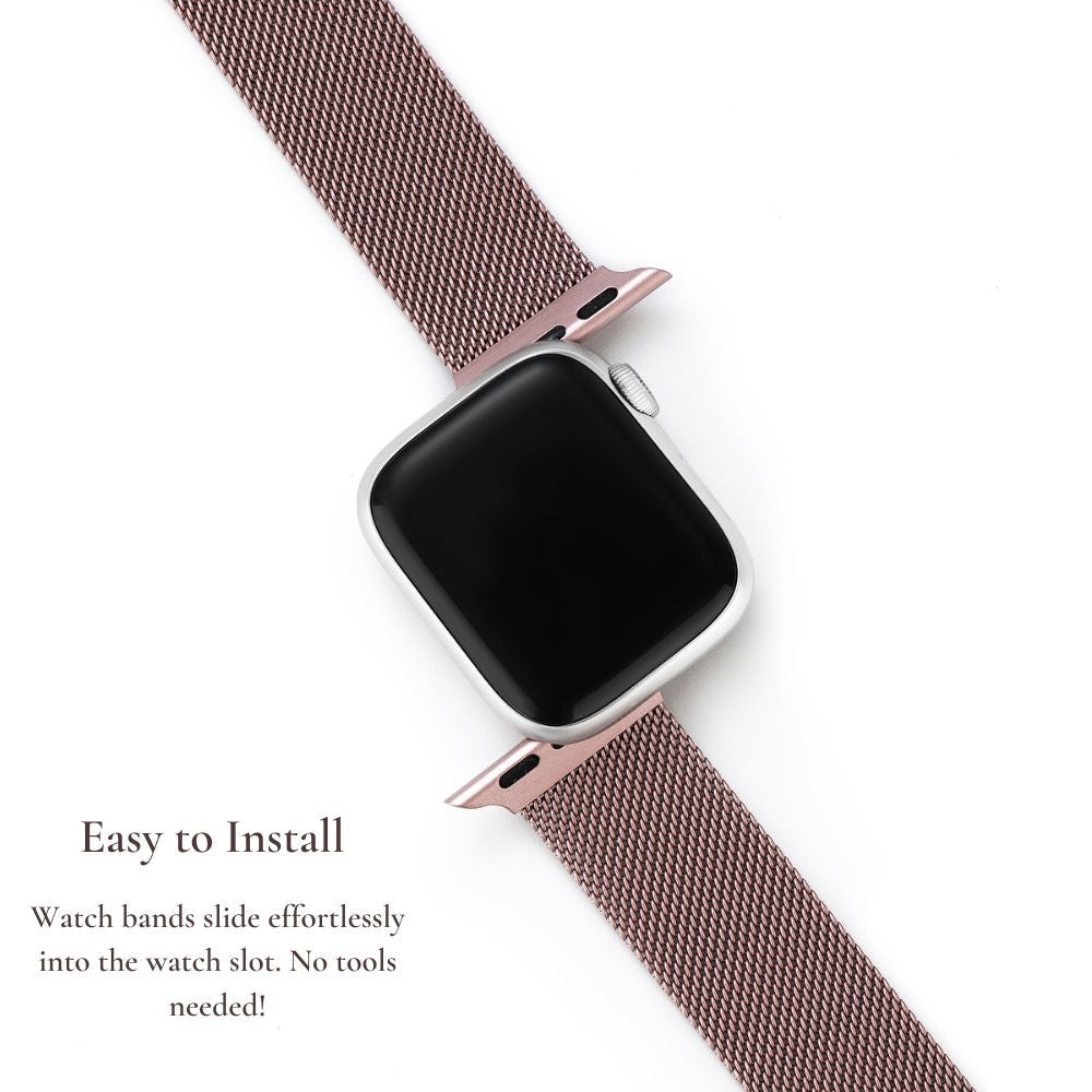 マグネット式の洗練された Apple Watch バンド