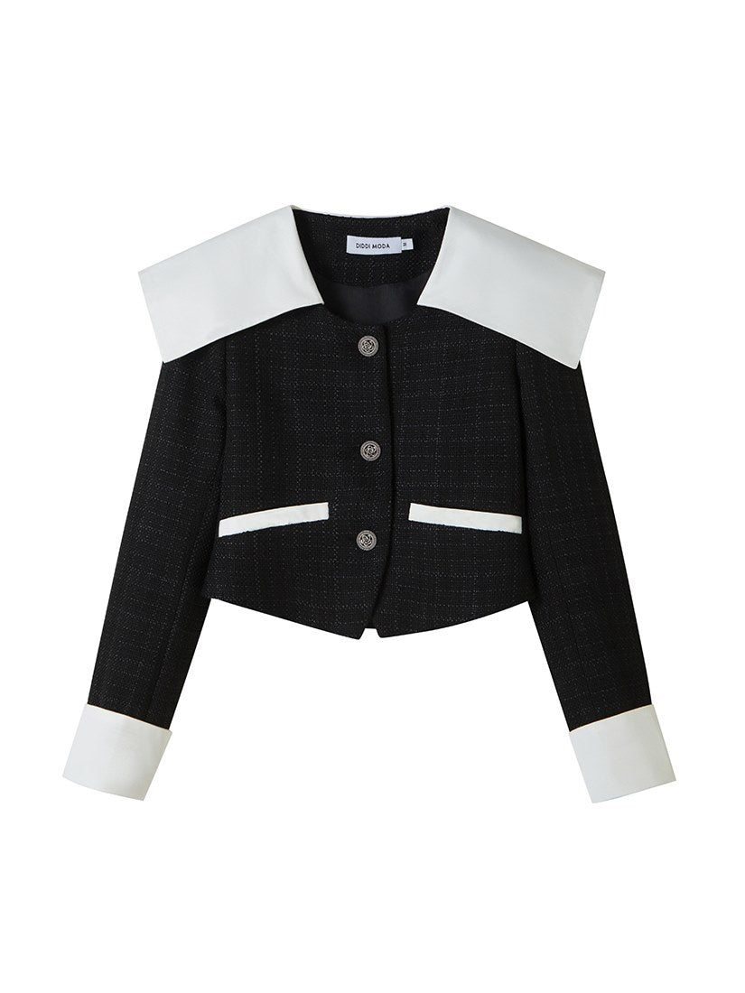 Short Big-collar Nichi Jacket