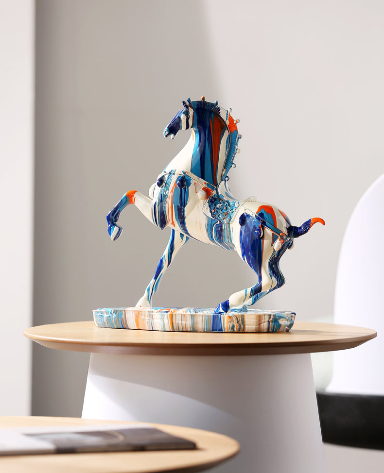 PopStride - Abstract Equine Art Sculpture