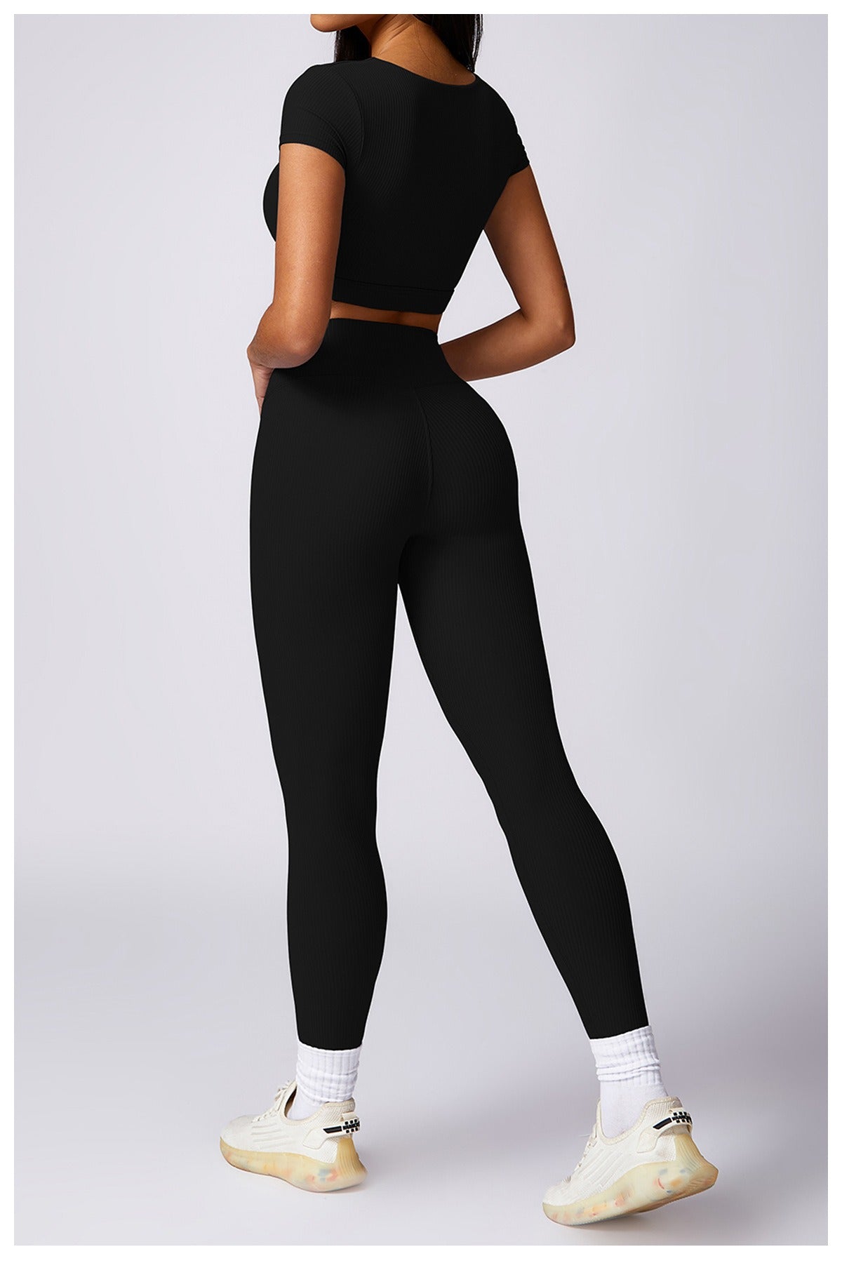 Valerie T-Sleeve Crop & Leggings Set